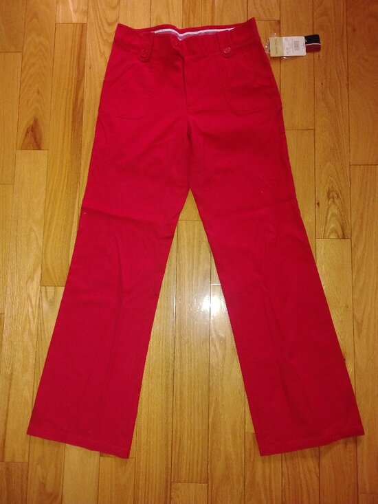 Denver Hayes Pants - Denver Hayes Red Chino Casual Pants